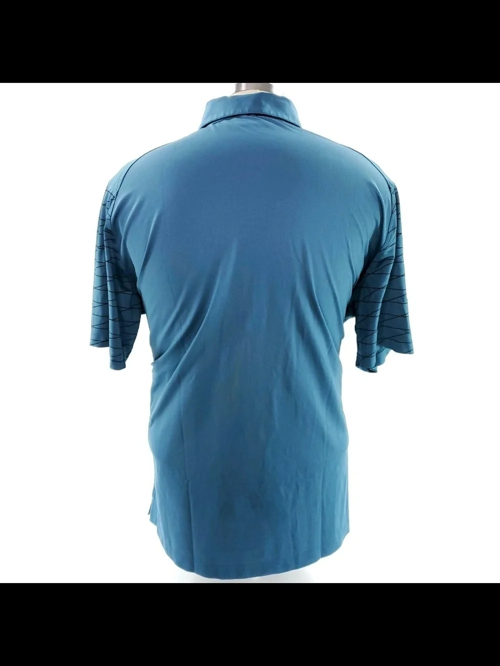 Nike Polo Shirt Golf Mens XL Dri Fit Teal Short Sleeve Pocket